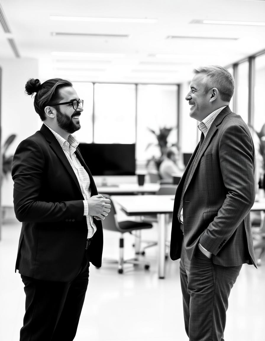 Time pequeno conversando sobre marketing